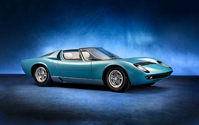 1968 Lamborghini Miura Roadster wallpaper thumbnail.