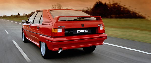 1988 Citroen BX GTi wide wallpaper thumbnail.