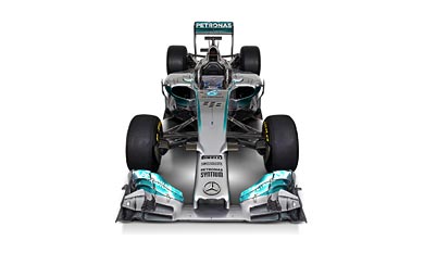 2014 Mercedes AMG W05 wallpaper thumbnail.