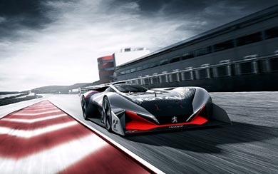 2017 Peugeot L750 R HYbrid Concept wallpaper thumbnail.