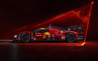 2025 Ferrari 499P wallpaper thumbnail.