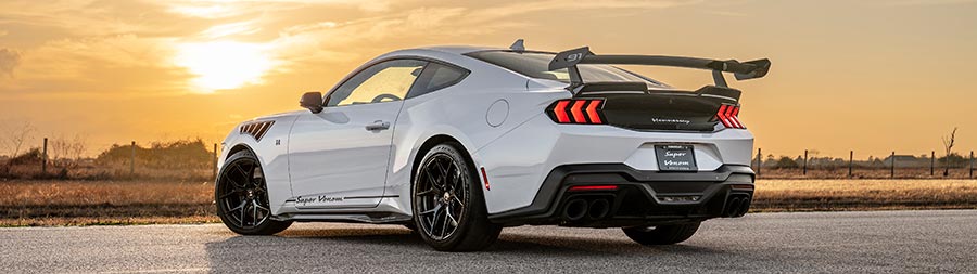 2025 Hennessey Super Venom Mustang Dark Horse super ultrawide wallpaper thumbnail.