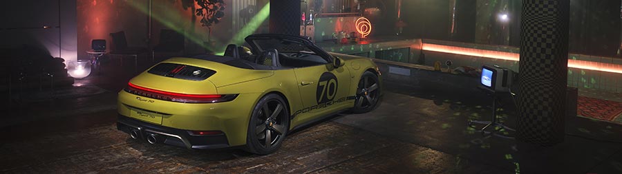 2025 Porsche 911 Spirit 70 Edition super ultrawide wallpaper thumbnail.