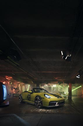 2025 Porsche 911 Spirit 70 Edition phone wallpaper thumbnail.