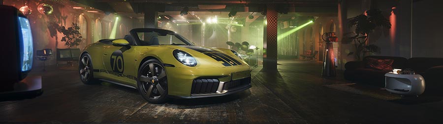 2025 Porsche 911 Spirit 70 Edition super ultrawide wallpaper thumbnail.