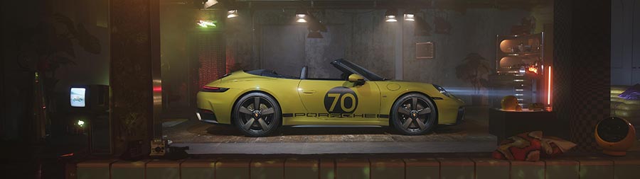 2025 Porsche 911 Spirit 70 Edition super ultrawide wallpaper thumbnail.
