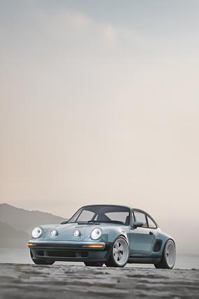 2025 Singer 911 Carrera Coupe phone wallpaper thumbnail.