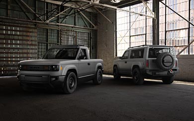 2027 Slate Truck EV wallpaper thumbnail.
