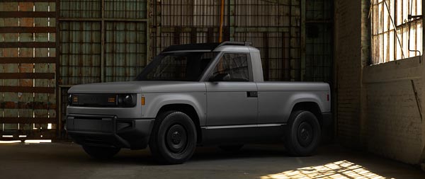 2027 Slate Truck EV super ultrawide wallpaper thumbnail.