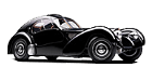 Bugatti Type 57 car list.