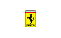 Ferrari logo.